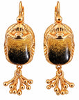 GAS BIJOUX - BOUCLES D'OREILLES SCARAMOUCHE - MÉTAL DORÉ