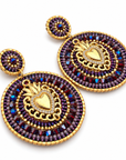 HYPNOCHIC - BOUCLES D'OREILLES COLLECTION MARIE - PURPLE