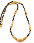 GAS BIJOUX - SAUTOIR LIMA NOIR - METAL DORÉ