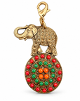 GAS BIJOUX - CHARMS UNIQUE - ELEPHANT MÉTAL  DORÉ