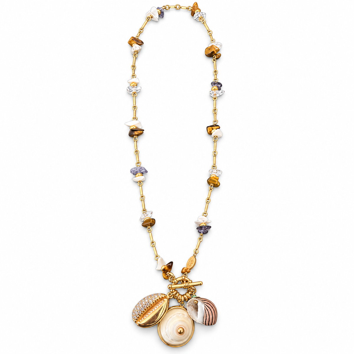 GAS BIJOUX - COLLIER GIPSY CHARMS - MÉTAL DORÉ