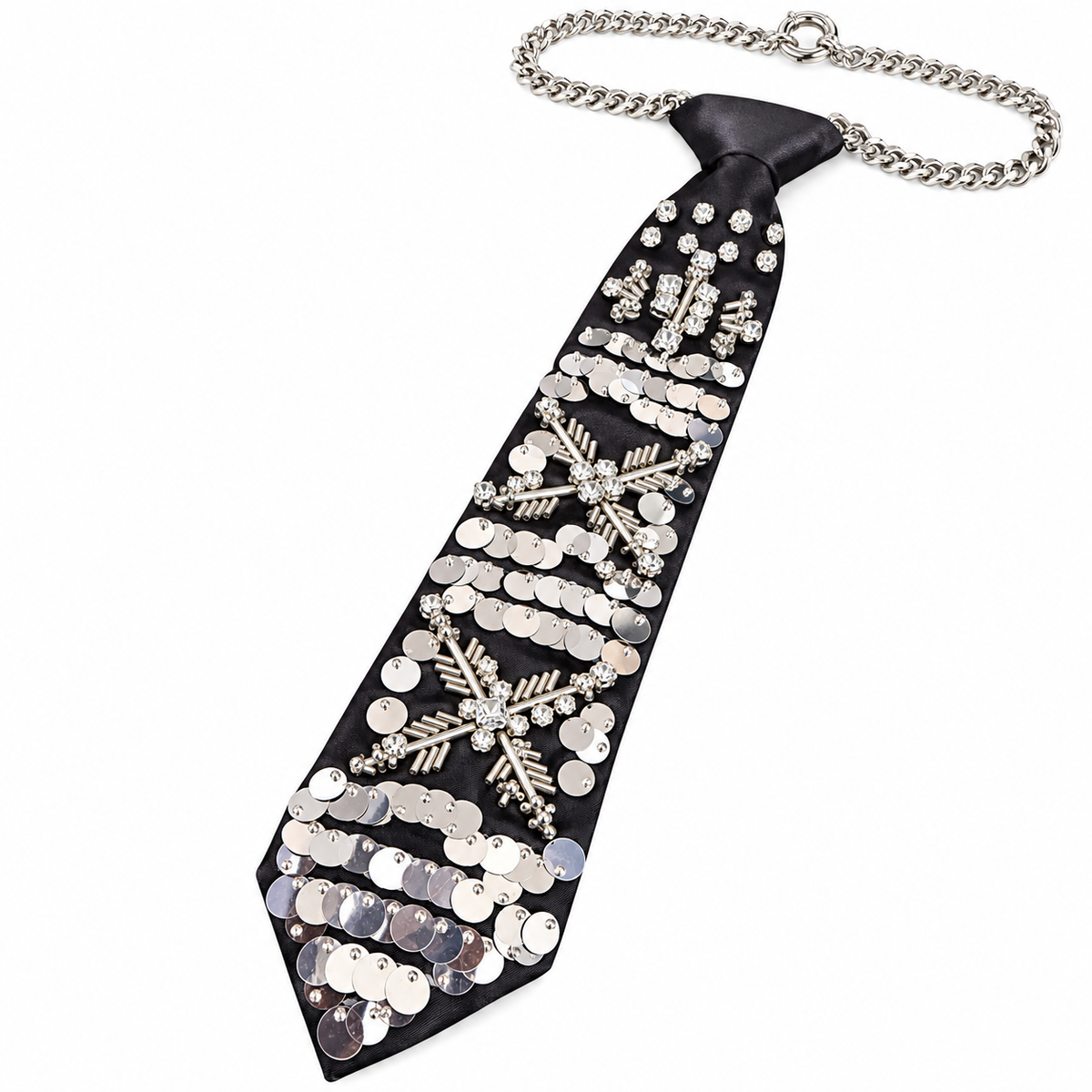 MINIMELAND PARIS - CRAVATE NOIRE AVEC SEQUINS