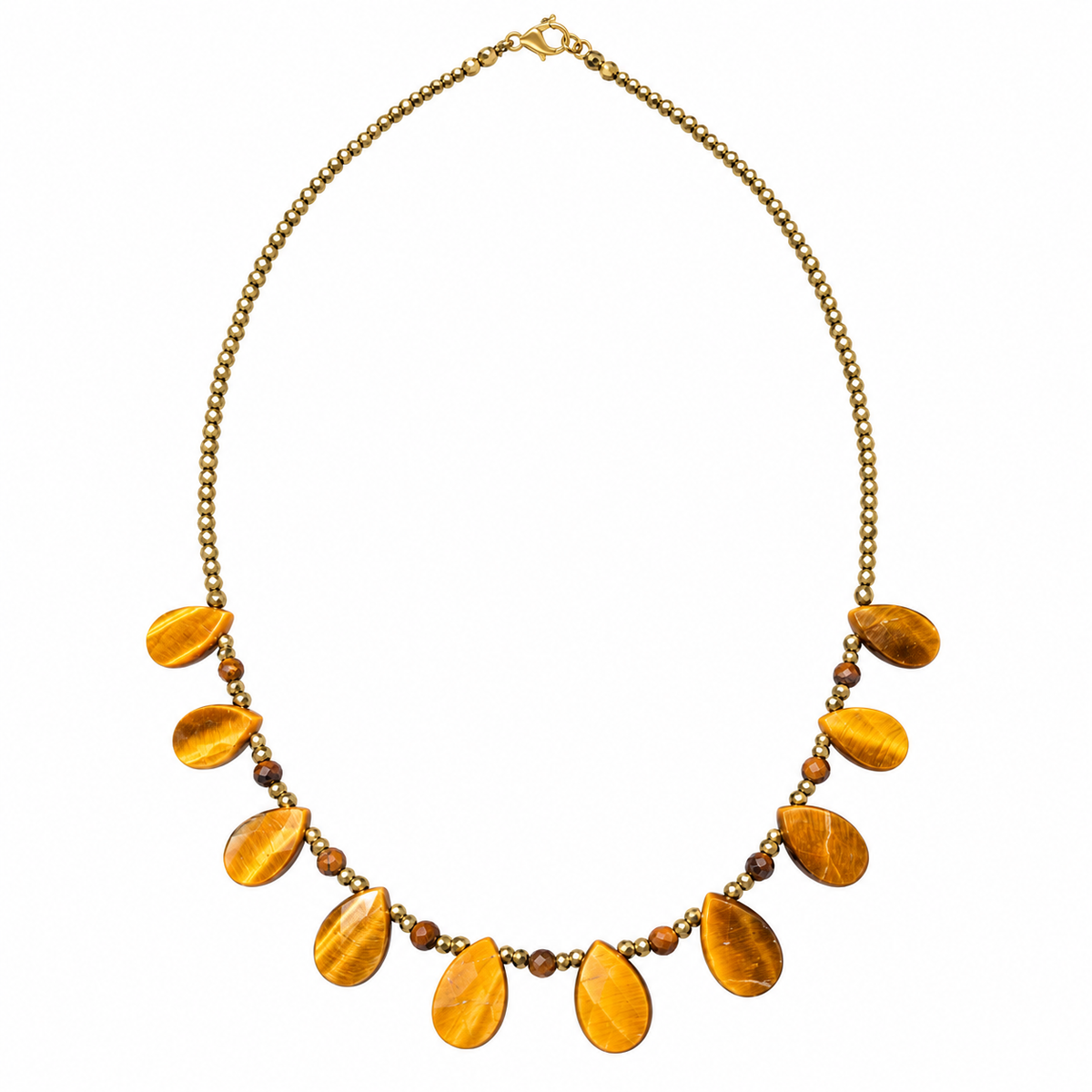 LE MONDE EST STONE - COLLIER AURA OEIL DE TIGRE