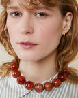 FEEKA - COLLIER GIGI MAXI - TORTOISE MARBRE
