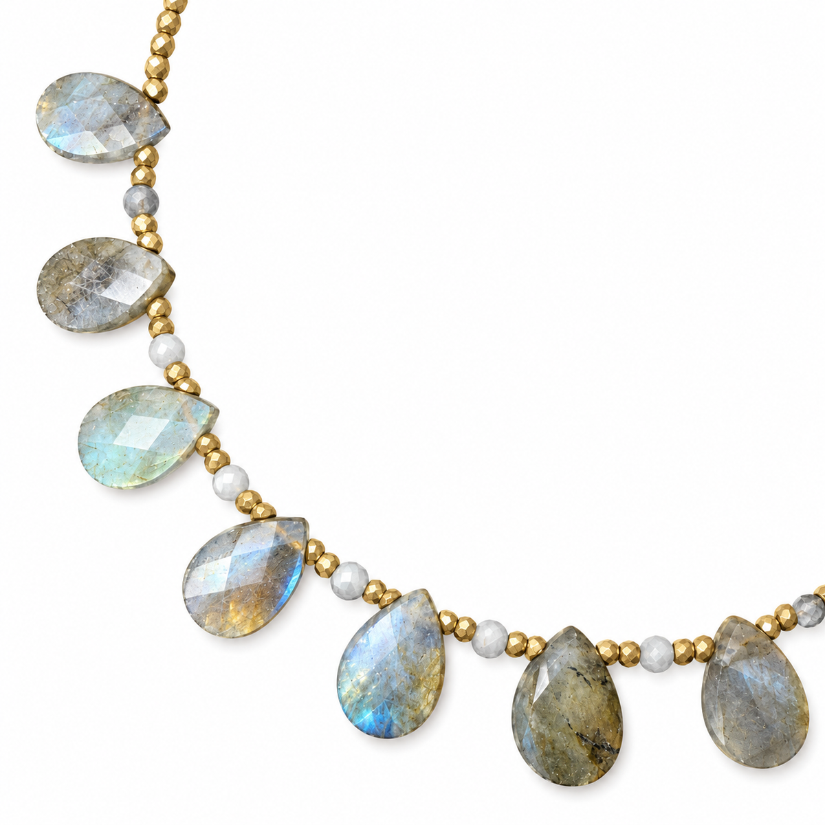LE MONDE EST STONE - COLLIER AURA LABRADORITE