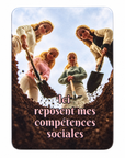 ENCRE ET CREATIONS - MAGNETS - THEME VIE COURANTE AVEC EXCLU TOPAZE