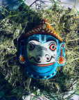 Masque décoration murale Indien Jambaban papier maché