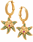 GAS BIJOUX - BOUCLES D'OREILLES TAO HOKU MÉTAL DORÉ