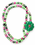 LE ,MONDE EST STONE - BRACELET DOUBLE FLOWER - PIERRES SEMI PRÉCISEUSES - FLOWER JADE VERT