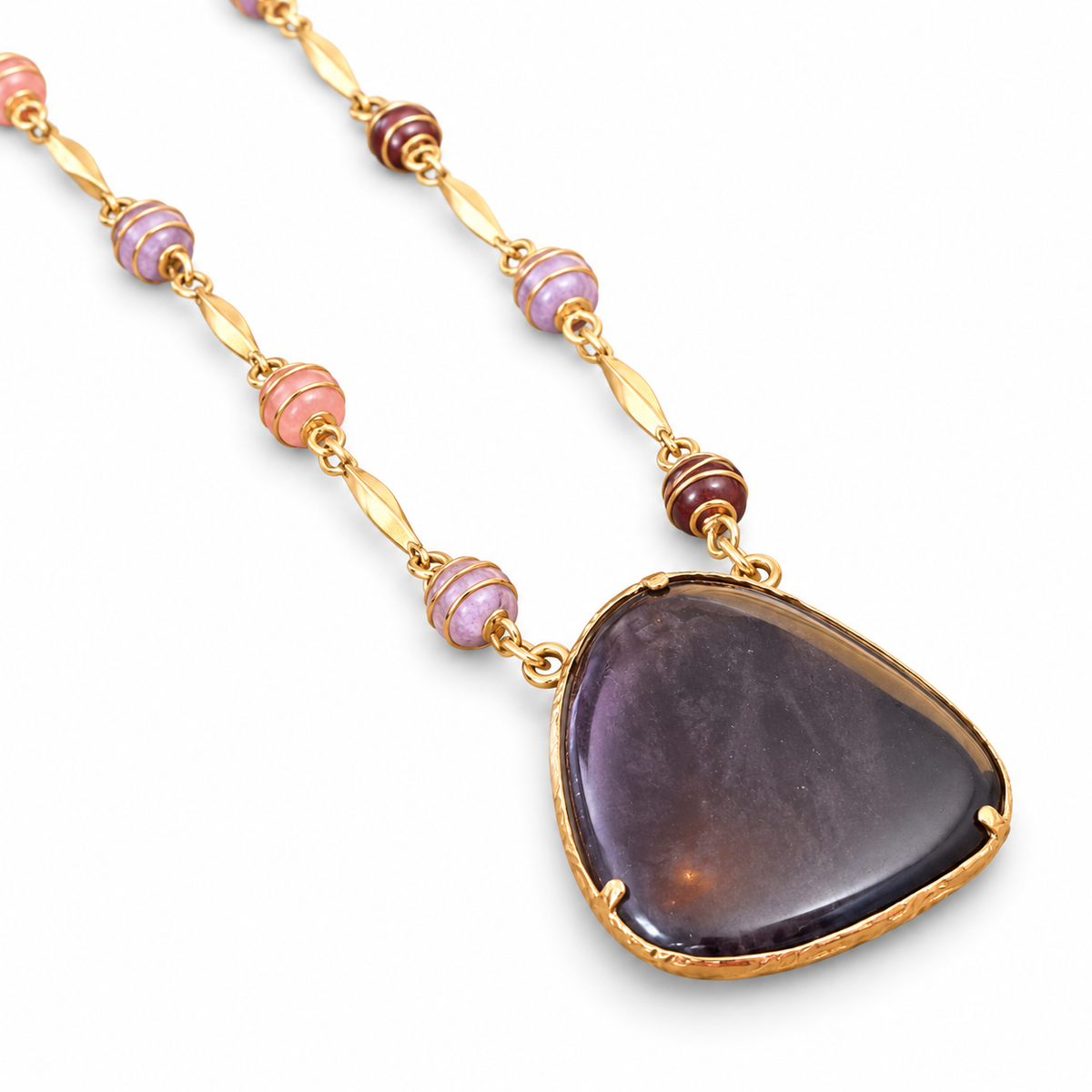 GAS BIJOUX - SAUTOIR PERLA GIPSEA GRAND MODELE - ONYX