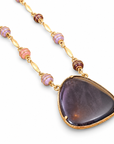 GAS BIJOUX - SAUTOIR PERLA GIPSEA GRAND MODELE - ONYX