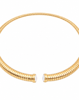 GAS BIJOUX - COLLIER ANTIGONE - NACRE BLANCHE - MÉTAL DORÉ