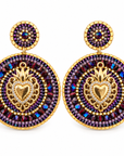 HYPNOCHIC - BOUCLES D'OREILLES COLLECTION MARIE - PURPLE