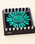 BY GARANCE - BROCHE RANA - CRISTAUX VERTS