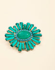 BY GARANCE - BROCHE RANA - CRISTAUX VERTS