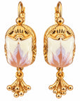 GAS BIJOUX - BOUCLES D'OREILLES SCARAMOUCHE - MÉTAL DORÉ