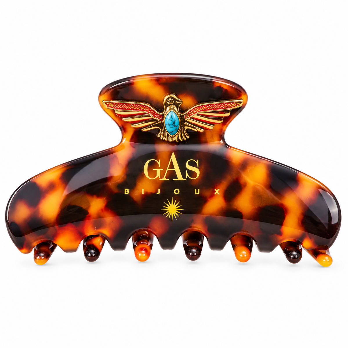 GAS BIJOUX - PINCE A CHEVEUX CAFTAN BIS GRAND MODELE - ECAILLE