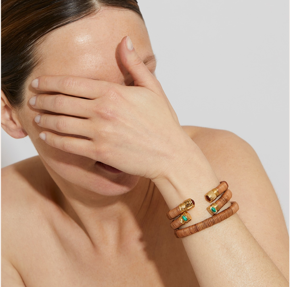 GAS BIJOUX - Bracelet SARINA doré Osier ) Collection des 55 ans