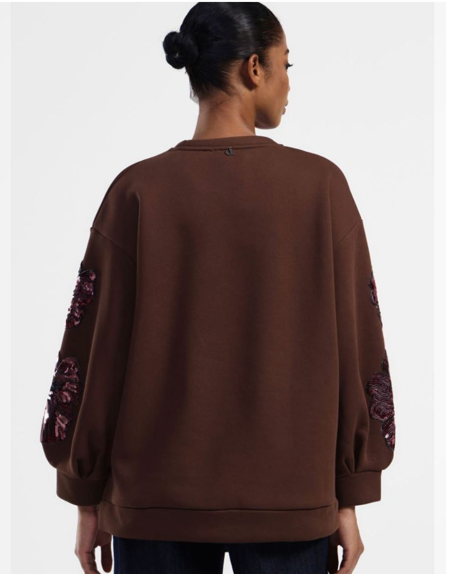 DIXIE - SWEAT A FLEURS BRODES