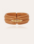 GAS BIJOUX - Bracelet Ecume acétate doré - Caramel