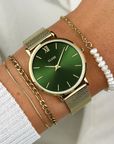 CLUSE - MINUIT Monttre CW10206 GREEN/GOLD