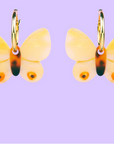 COUCOU SUZETTE - Boucles d'oreilles Papillon jaune