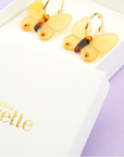 COUCOU SUZETTE - Boucles d'oreilles Papillon jaune