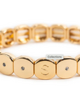 SIMONE A BORDEAUX - Bracelet - COLORFUL gold et strass