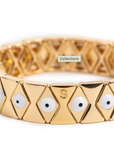 SIMONE A BORDEAUX -Bracelet -  COLORAMA 2 - EYE gold