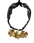 BADHNATI JEWELRY - Thème Midnight - Collier flowers midnight