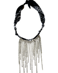 BADHNATI JEWELRY - Thème midnight - Collier riviere de strass midnight