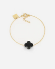 ZAG BIJOUX - Bracelet VEGA  acier doré noir