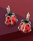 TARATATA - Boucles d'oreilles dormeuses thème COX rouge