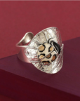 TARATATA - Bague ajustable thème COX leopard