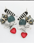 TARATATA - Boucles d'oreille dormeuses RATON LOVER