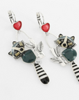 TARATATA - Boucles d'oreilles dormeuses thème RATON LOVER