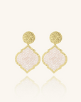 SANTIBE - Boucles d'oreilles  DIAMANTE - sable