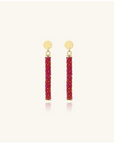 SANTIBE - Boucles d'oreilles ODETTE - prune