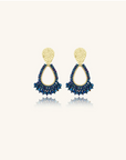 SANTIBE - Boucles d'oreilles MINI RIO - bleu marine