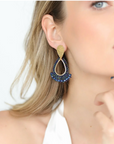 SANTIBE - Boucles d'oreilles MINI RIO - bleu marine