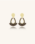 SANTIBE - Boucles d'oreilles MINI RIO - noisette