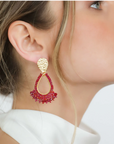 SANTIBE - Boucles d'oreilles MINI RIO - prune