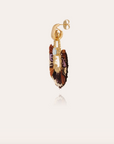 GAS BIJOUX - Boucles d'oreilles FORTALEZA dorées à l'or fin