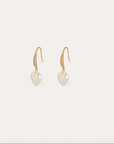 GAS BIJOUX - Boucles d'oreilles YAO LOVE métal doré à l'or fin