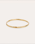 GAS BIJOUX - Bracelet BAMBINI Strass doré à l'or fin et cristaux turquoise