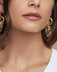 GAS BIJOUX - Boucles d'oreilles Lizza dorées