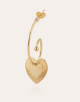 GAS BIJOUX - Boucles d'oreilles Céline Love mini dorées
