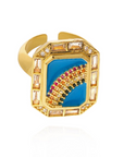 HIPANEMA - Bague Bruna Turquoise