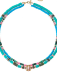 HIPANEMA - Collier Twinsy Bleu