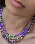 HIPANEMA - Collier Trion Violet